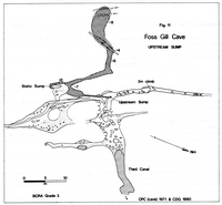 CDG NSI95 Foss Gill Cave - Upstream Sump